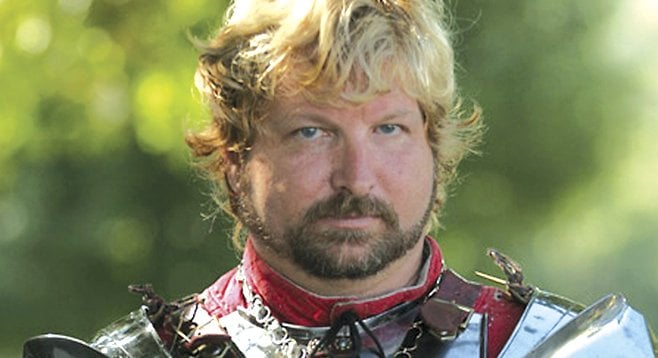 Jeffrey Hedgecock turned his armouring hobby into a full-time job. He is the only armourer on the West Coast.