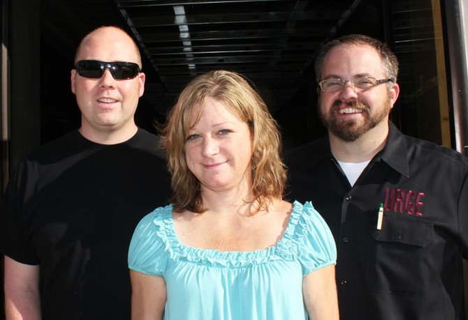 Two "brothers" and a "sister" (l-r): Zack Higson, Michelle Leamer, and Grant Tondro.