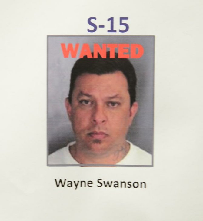 Photo of Swanson displayed by OPD.