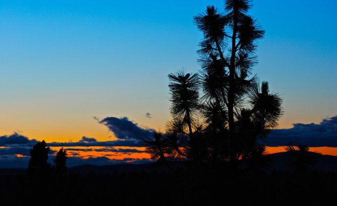 Sunset in Oregon.