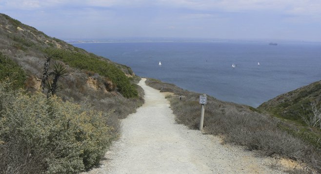 Cabrillo National Monument’s Bayside Trail offers views that stretch into Mexico and out to the Cuyamaca Mountains, plus up-close viewing of pit-stopping migratory birds.