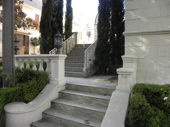 The stairs I leading to paradise.