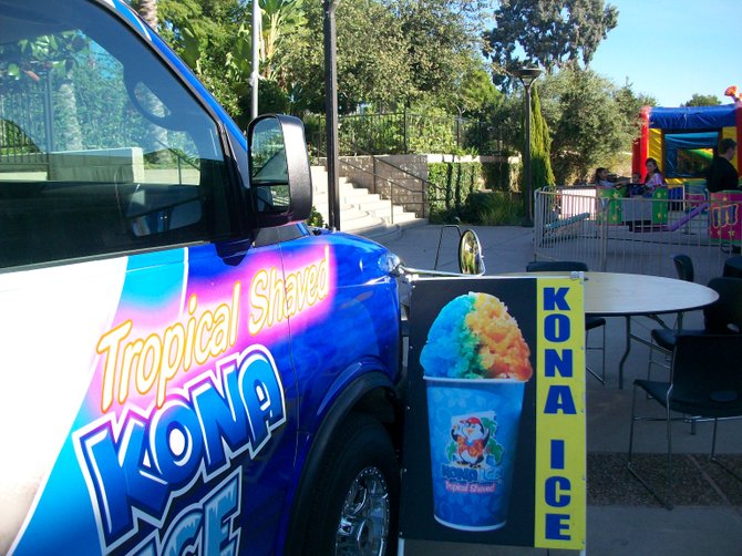 Kona Shaved Ice Truck at Rock Church Halloween carnival.