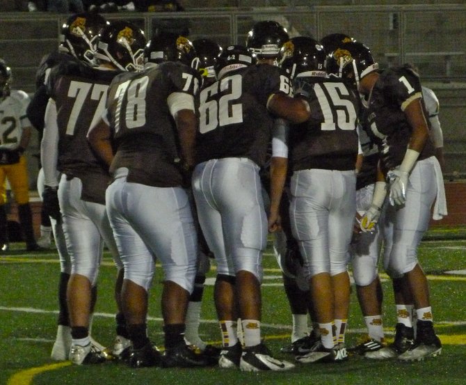 El Camino in the offensive huddle
