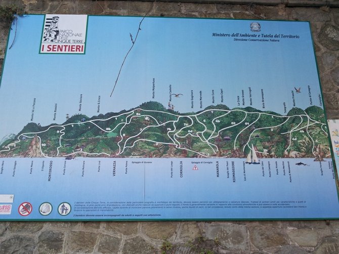 Cinque Terre's trails