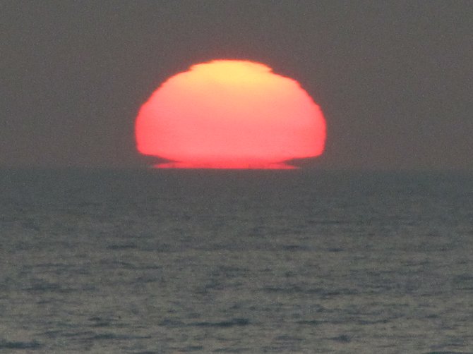 "It's just the Sunset over the Pacific" seen from Carlsbad by: iolanda scripca