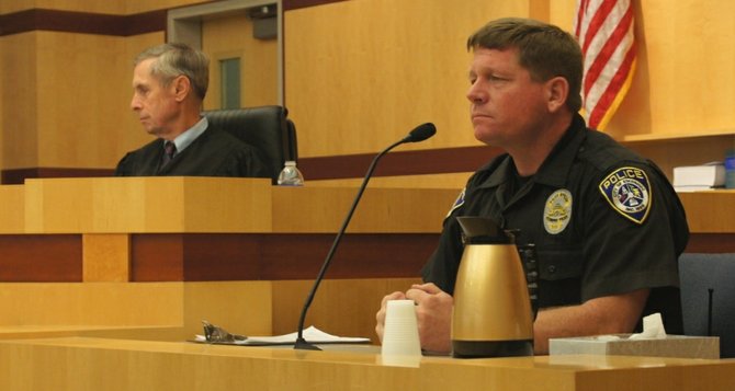 Officer Shaver testified.  Photo Weatherston.