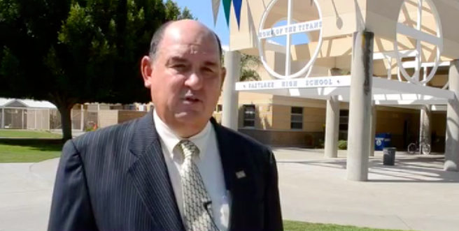 Sweetwater superintendent Ed Brand