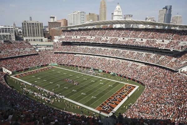 Paul Brown Stadium in Cincinnati racked up more in public subsidies than it cost to build.