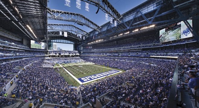Indianapolis city officials promised taxpayers a Super Bowl if they would just pony up for Lucas Oil Stadium. They got the Super Bowl…and lost money on it.