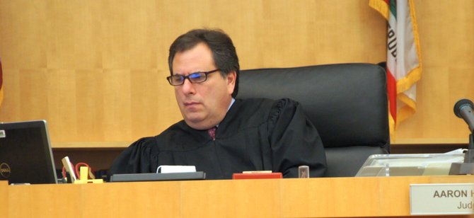 San Diego Superior Court Judge Aaron Katz.  Photo Weatherston.