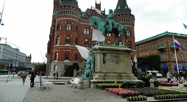 Helsingborg Castle overlooks the city's harbor, the site of permanent settlement since the 11th century. 
