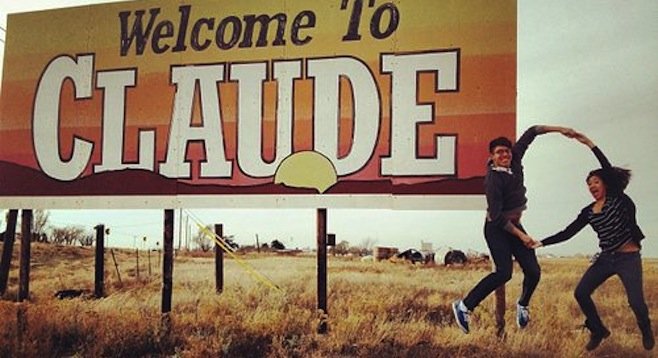 Electro-pop duo Claudeo ate its way across the states.