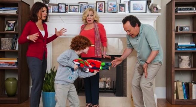 In Parental Guidance, Billy Crystal — the self-appointed spokesman for American comedy — is reduced to vomiting on a child for laughs.