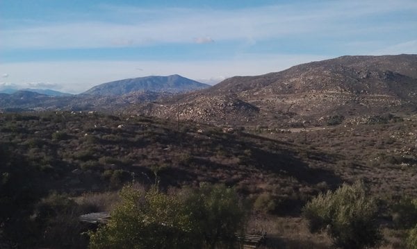 Looking out to Tecate from the Ruta del Vino