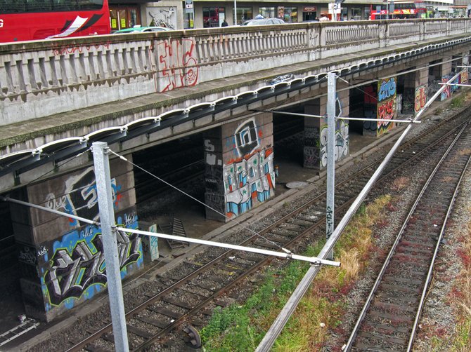 Copenahgen Train Track
