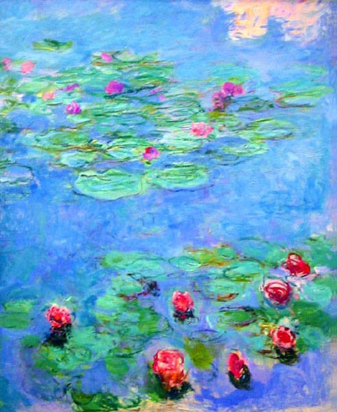 Monet Style Water Lilies