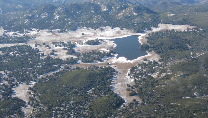 Lake at Corte Madera Dam