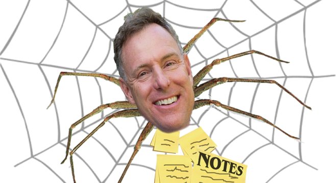 Congressman Scott Peters is entangled in a sticky campaign finance web of his own spinning.
