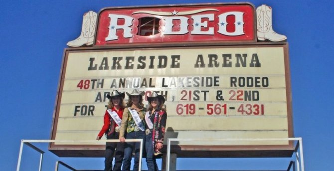 For over 35 years, the old rodeo sign was a Lakeside landmark.