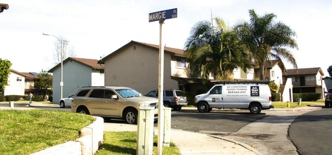 Corner in San Marcos where beating and then car-ramming allegedly occurred.