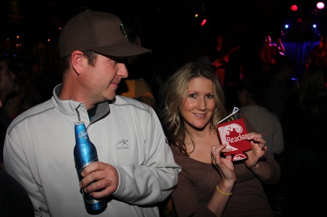 This girl said she wanted to be in the Reader. Despite her boyfriend's poor beer choice.