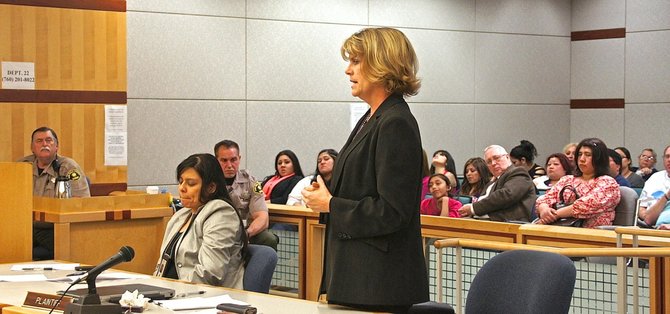 Prosecutor Jodi Breton asked for the maximum sentence.  Photo Weatherston.