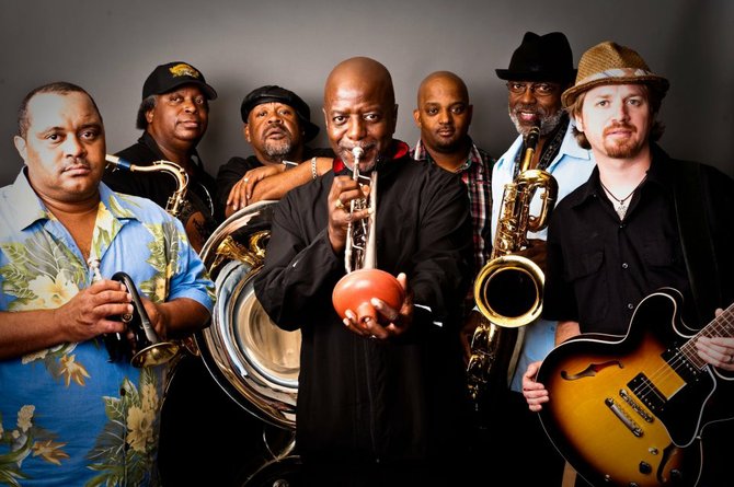 Fat Monday finds the Dirty Dozen Brass Band bringing some pre-Gras bap to Belly Up.