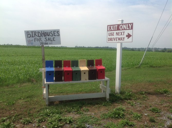 Birdhouses for sale in Amish Country, Lancaster County, PA
