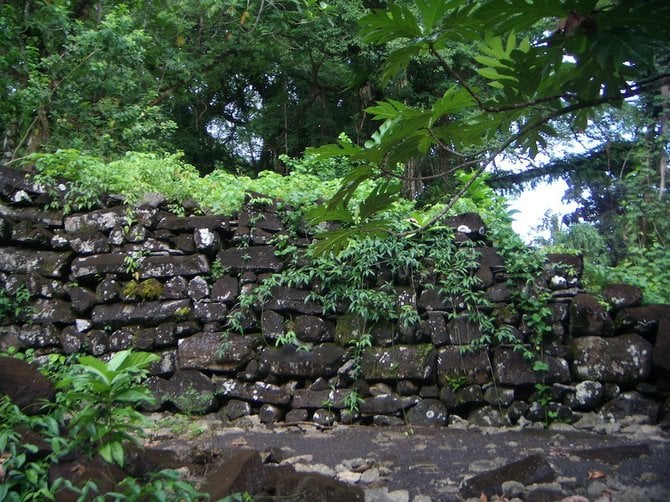 Ruins of the feudal city of Lelu date back to 1400 A.D.