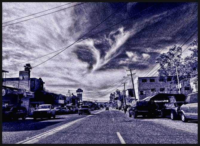 JUAN OJEDA AVENUE IN TIJUANA'S BUENAVISTA SECTION/Avenida Juan Ojeda en la Colonia Buenavista en Tijuana.