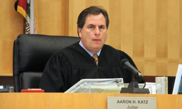 Hon. Judge Aaron Katz ordered the gangster to pay restitution.  Photo Weatherston.