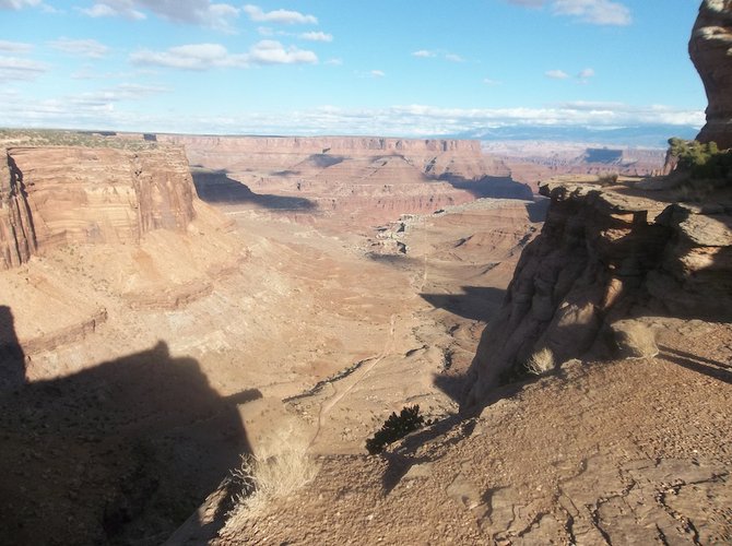 Taking in the epic view at Canyonlands. 