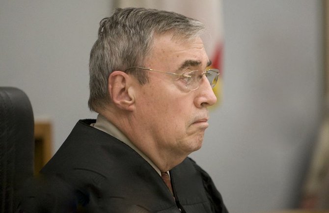 Hon. Judge Hockett granted defense attorneys' requests to delay the arraignment.  Photo Weatherston.