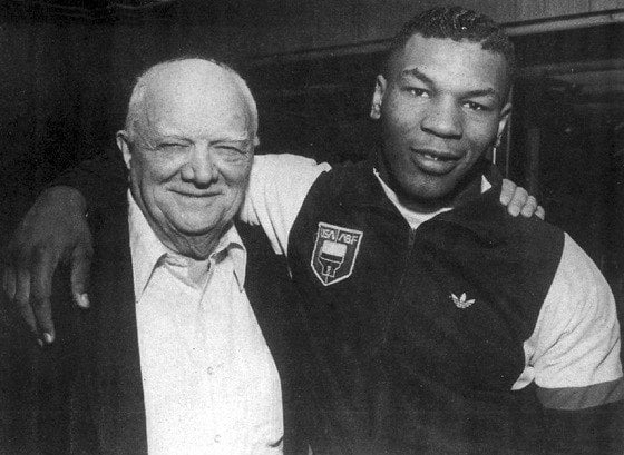 Cus d'Amato and Mike Tyson.