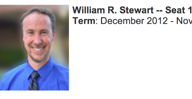 Bill Stewart served as a Southwestern trustee for four months.