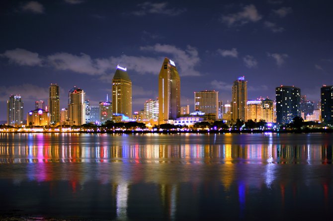 View of America's Finest City from my home town of Coronado Island. 