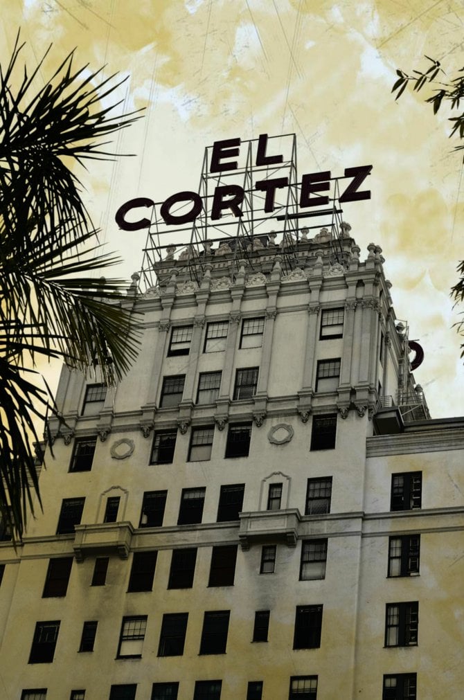 El Cortez, downtown san diego