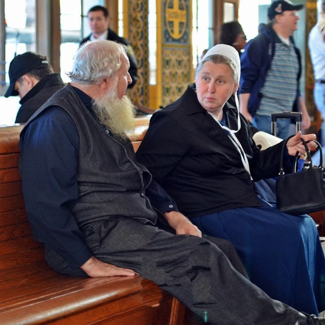 waiting for the train at Santa Fe Depot