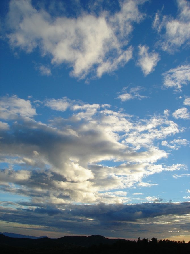 "BIG SKY" Beautiful cloud formation in the Laguna Mountains 3-3-2013 caught in between a rain storm followed by sunshine. Photographed by Robert Chartier.
P.S. I frequently break the rule of THIRDS in my landscape photography, this image is another fairly good example of why breaking the rules can indeed work when a frame can express more of an image going outside the box:-)