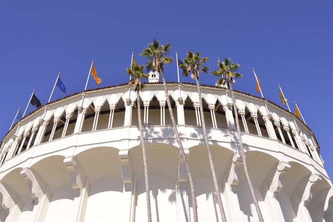 Catalina Island , top of the casino built in "1926" , as photographed by Robert Chartier