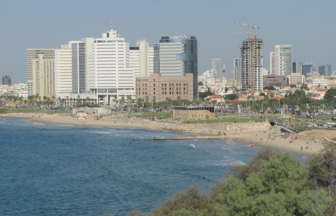 Tel Aviv's waterfront. 