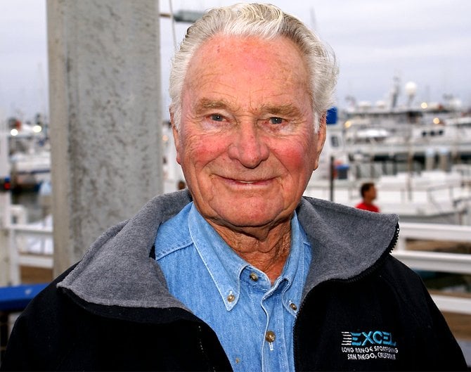 The late Bill Poole at the San Diego Sportfishing docks.