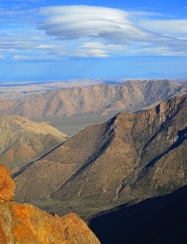 "Blue Desert"  From the "CHARTIER Fine Art Landscapes Gallery". View from Garnet Peak in the Laguna Mountains overlooking the ANZA BOREGGO desert. Phototography by Robert Chartier. http://chartierphotography.smugmug.com/Other/Landscapes/28057678_3NBTrN#!i=2404104158&k=374nPLX