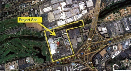 C. Terry Brown site adjacent to Douglas Manchester's U-T San Diego