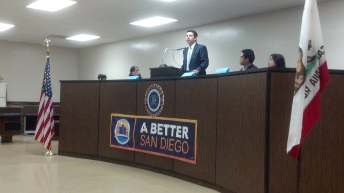 City councilman David Alvarez