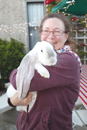 Patricia Mulcahy, president of the San Diego chapter of the House Rabbit Society