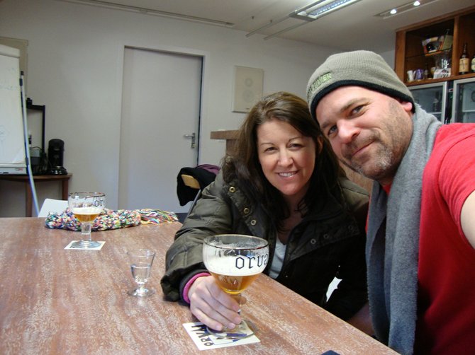 Dande and Jeff Bagby of the WIP Bagby Beer
