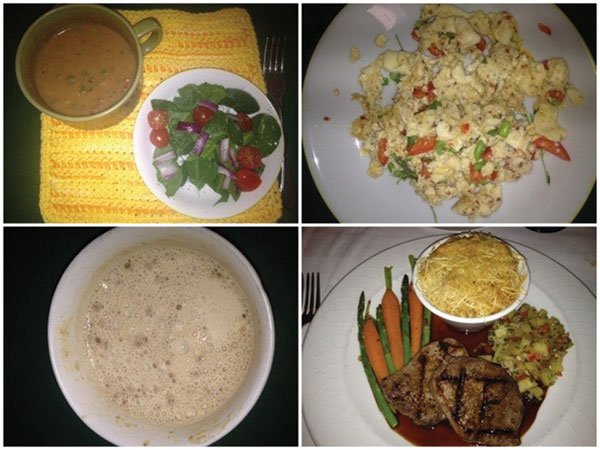 A selection of Medifast-friendly meals