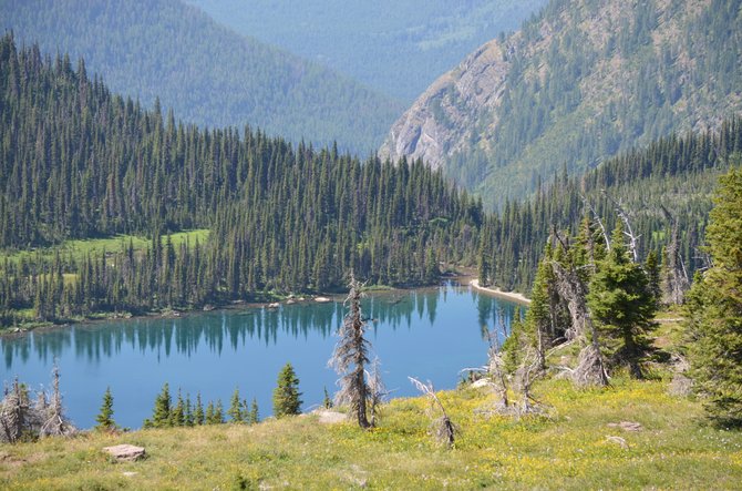 Hidden Lake in Glacier National Park.